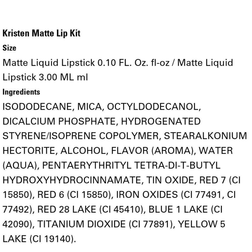 Kylie kristen lipstick set - Picture 8 of 8